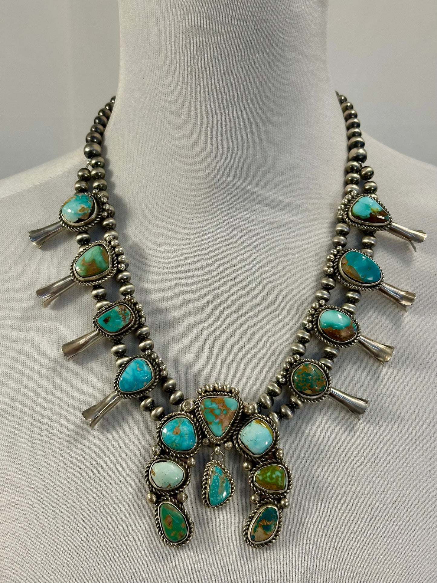 Royston Squash Blossom Necklace