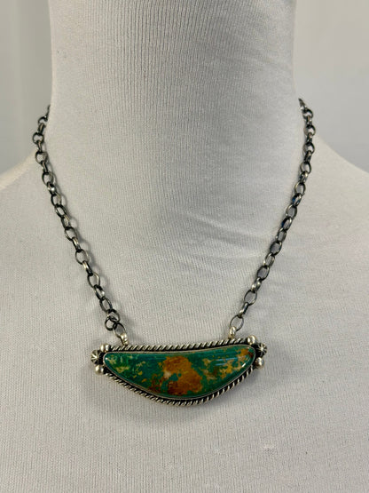Royston Fixed Pendant Boat Necklace
