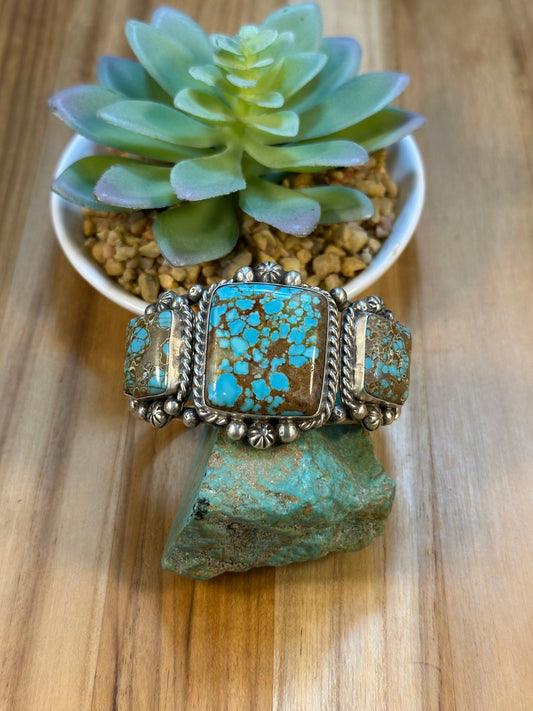 #8 Square 3 Stone Bracelet