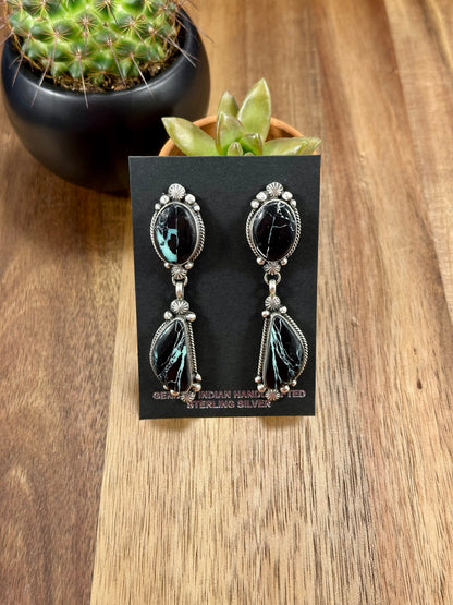 Black Jack Turquoise Necklace Set