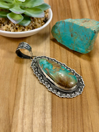 Royston Teardrop Sterling Silver Pendant