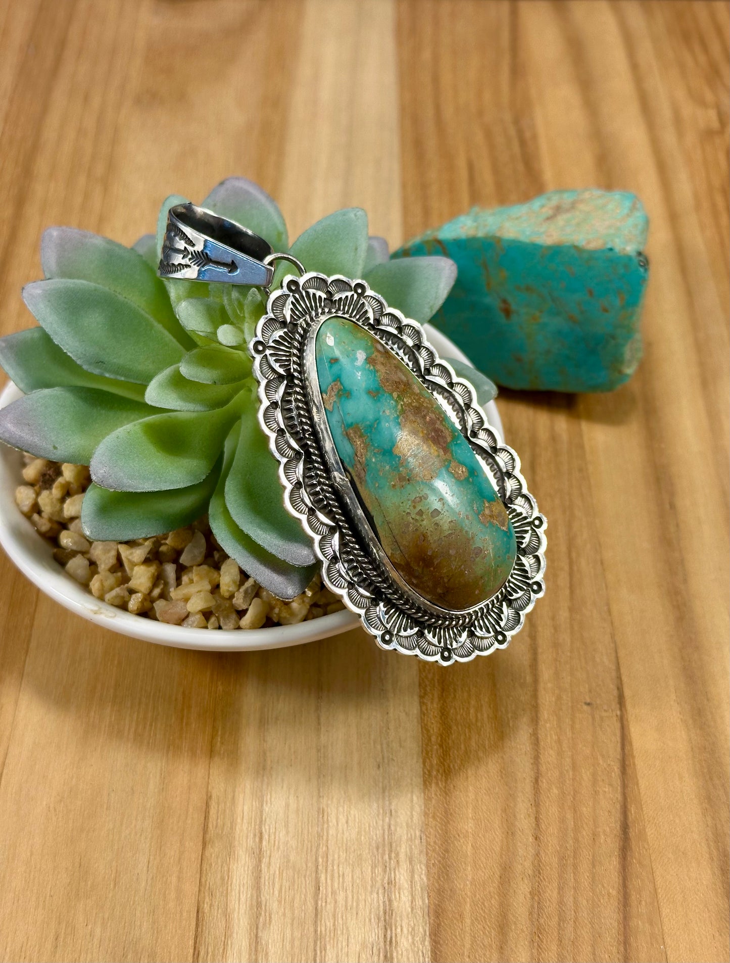 Royston Teardrop Sterling Silver Pendant