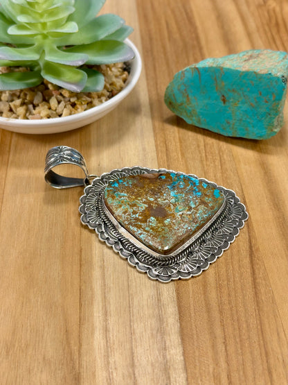 Royston Single Stone Sterling Silver Pendant