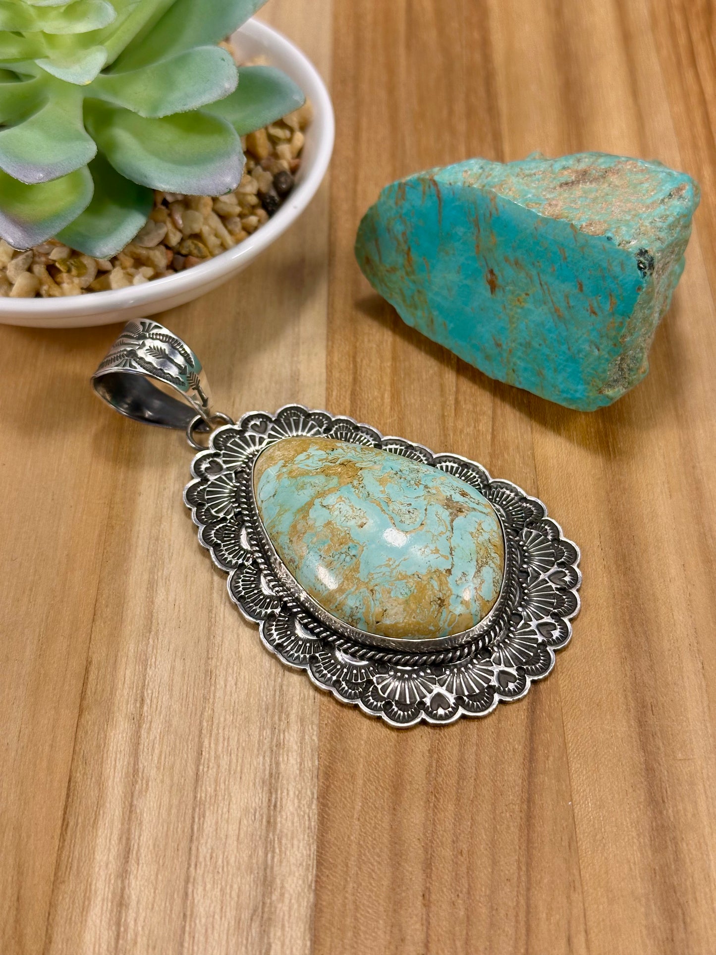 Royston Single Stone Sterling Silver Pendants