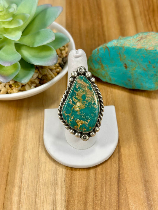 Royston Single Stone Sterling Silver Ring