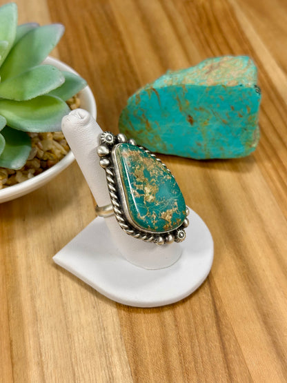 Royston Single Stone Sterling Silver Ring