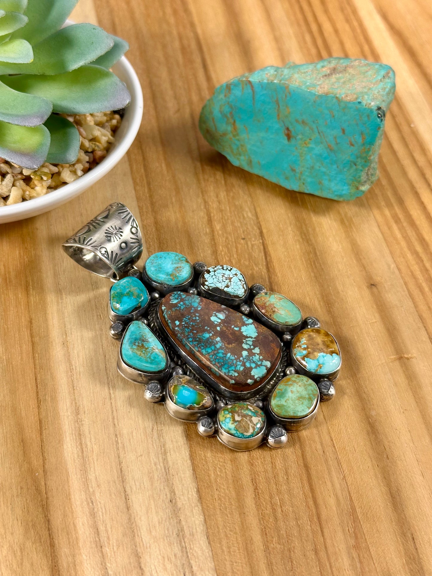 Royston Cluster Sterling Silver Pendant