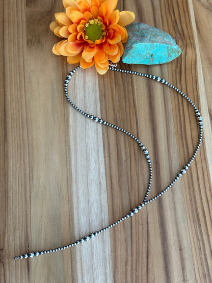 20" Navajo Style Pearl Y Necklace