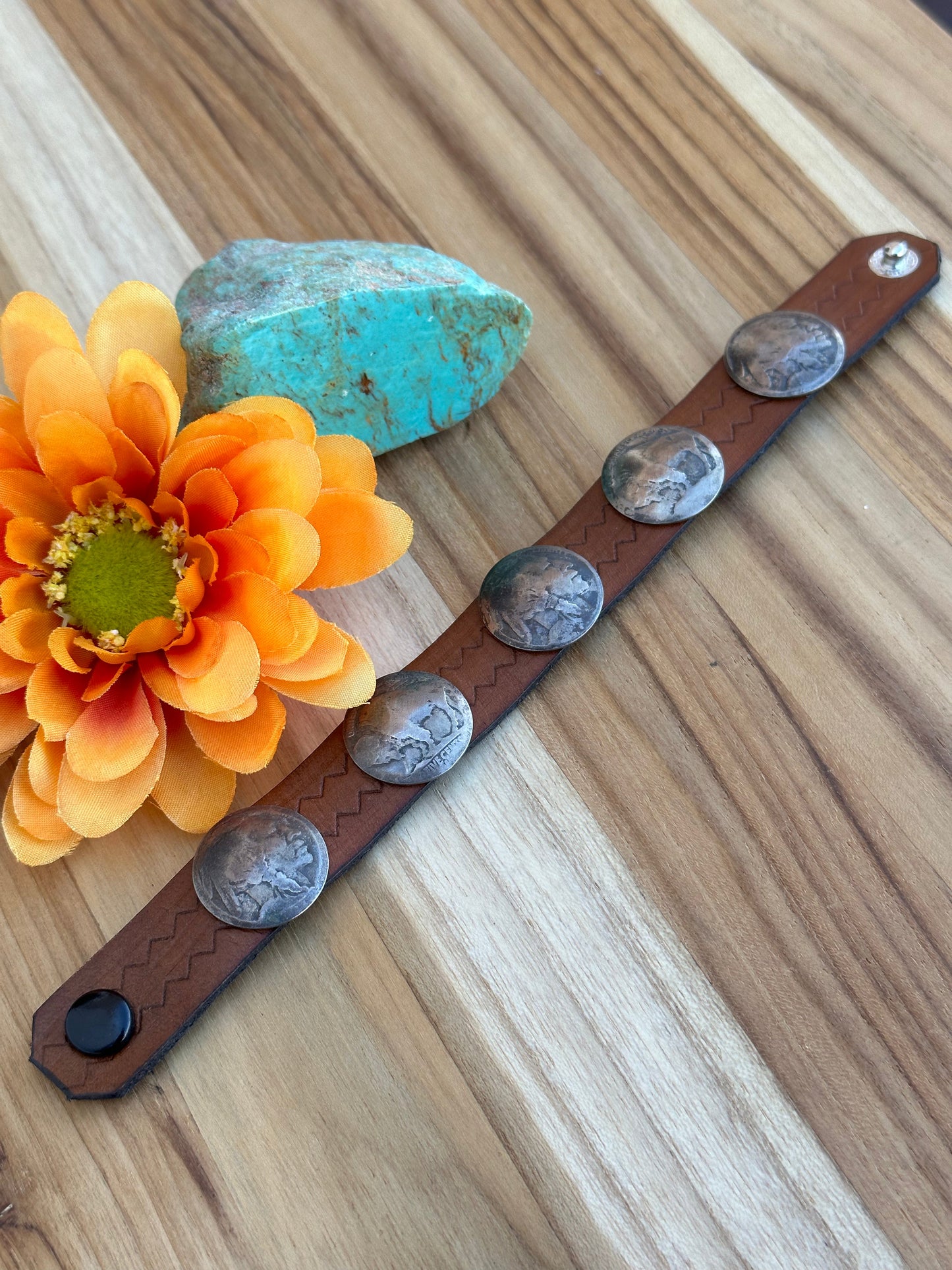 5 Buffalo Coin Bracelet
