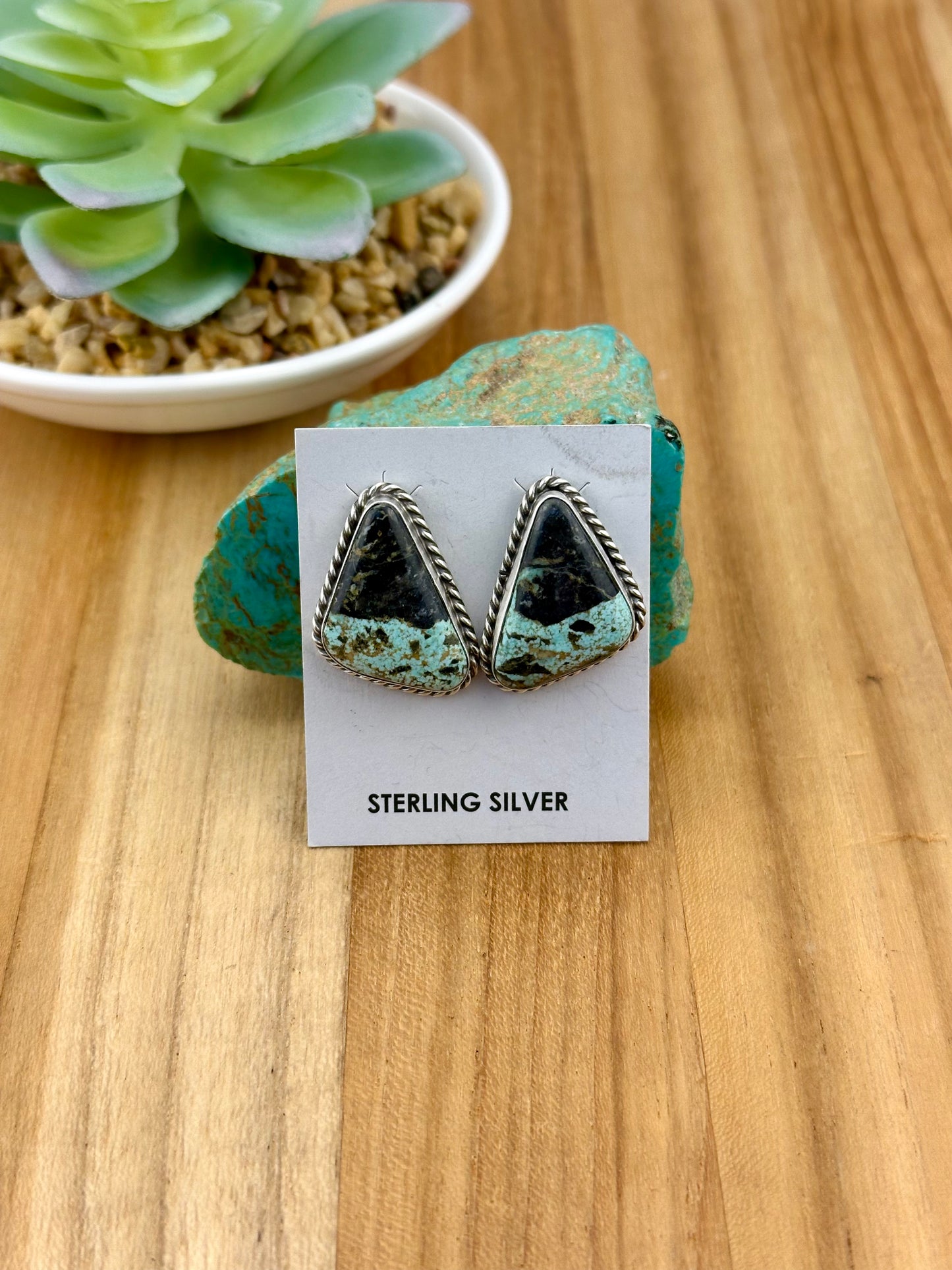 Blackjack Triangle Sterling Studs