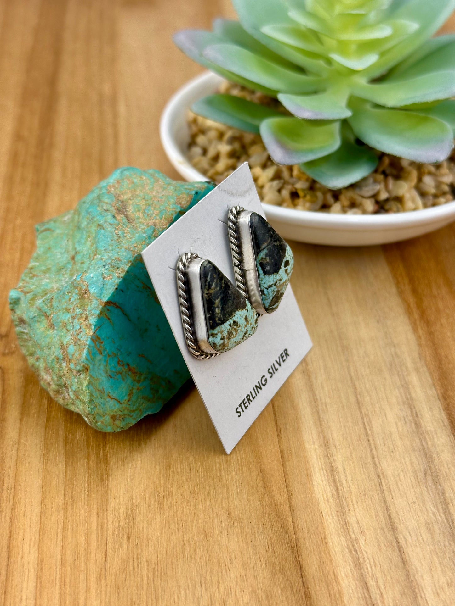 Blackjack Triangle Sterling Studs