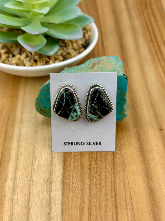 BlackJack Triangle Sterling Studs