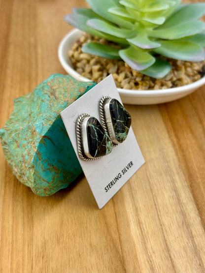 BlackJack Triangle Sterling Studs
