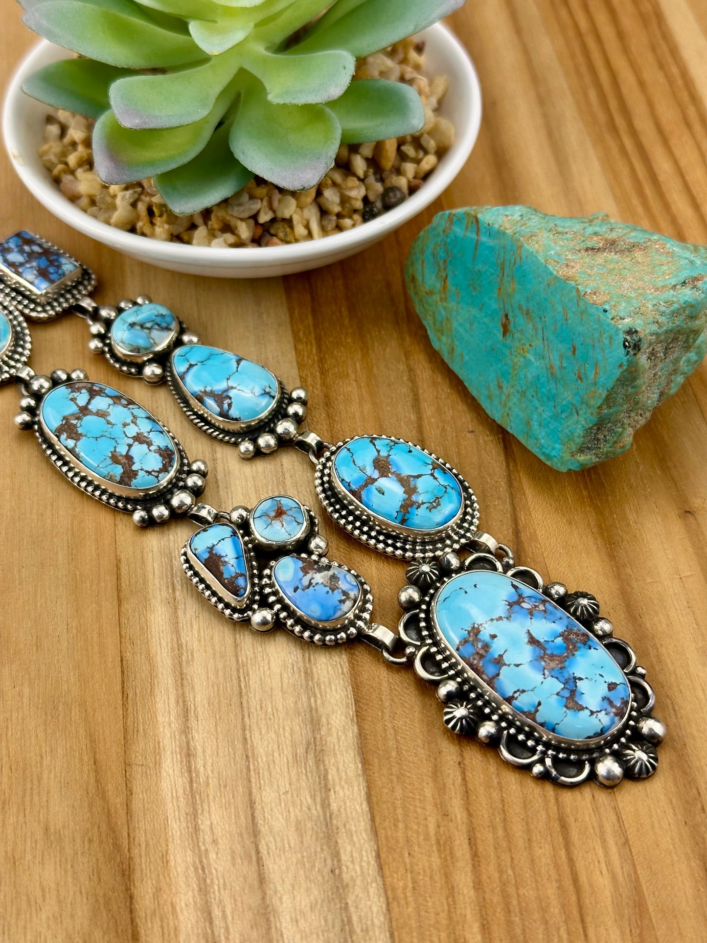 Golden Hills Pendant Sterling Necklace Set