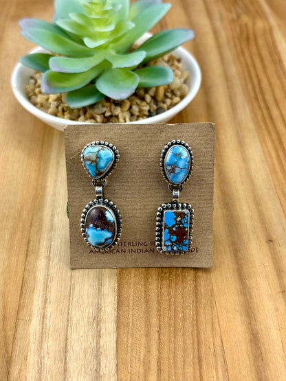 Golden Hills Pendant Sterling Necklace Set