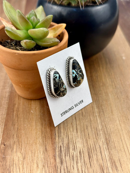 Blackjack Triangle Stud Earrings
