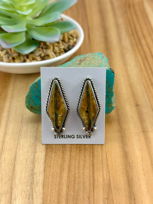 Royston Ribbon Sterling Stud Earrings