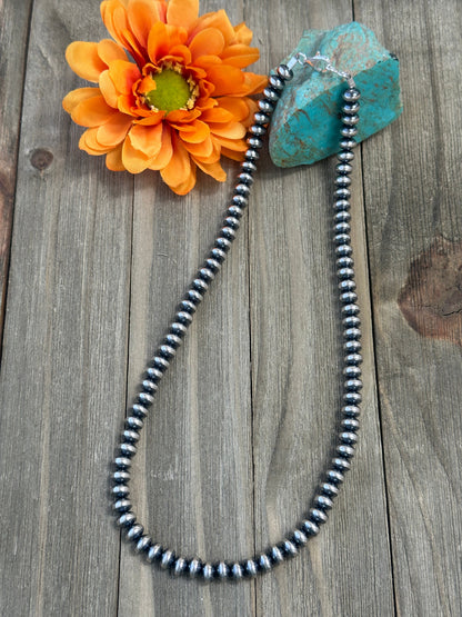 8MM Rondelle Sterling Pearls