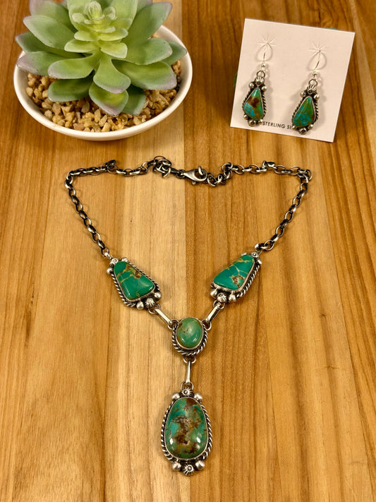 Kingman Turquoise Mini Lariat Set
