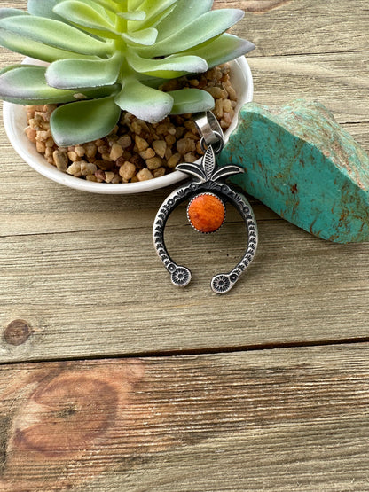 Orange Spiny Naja Pendant