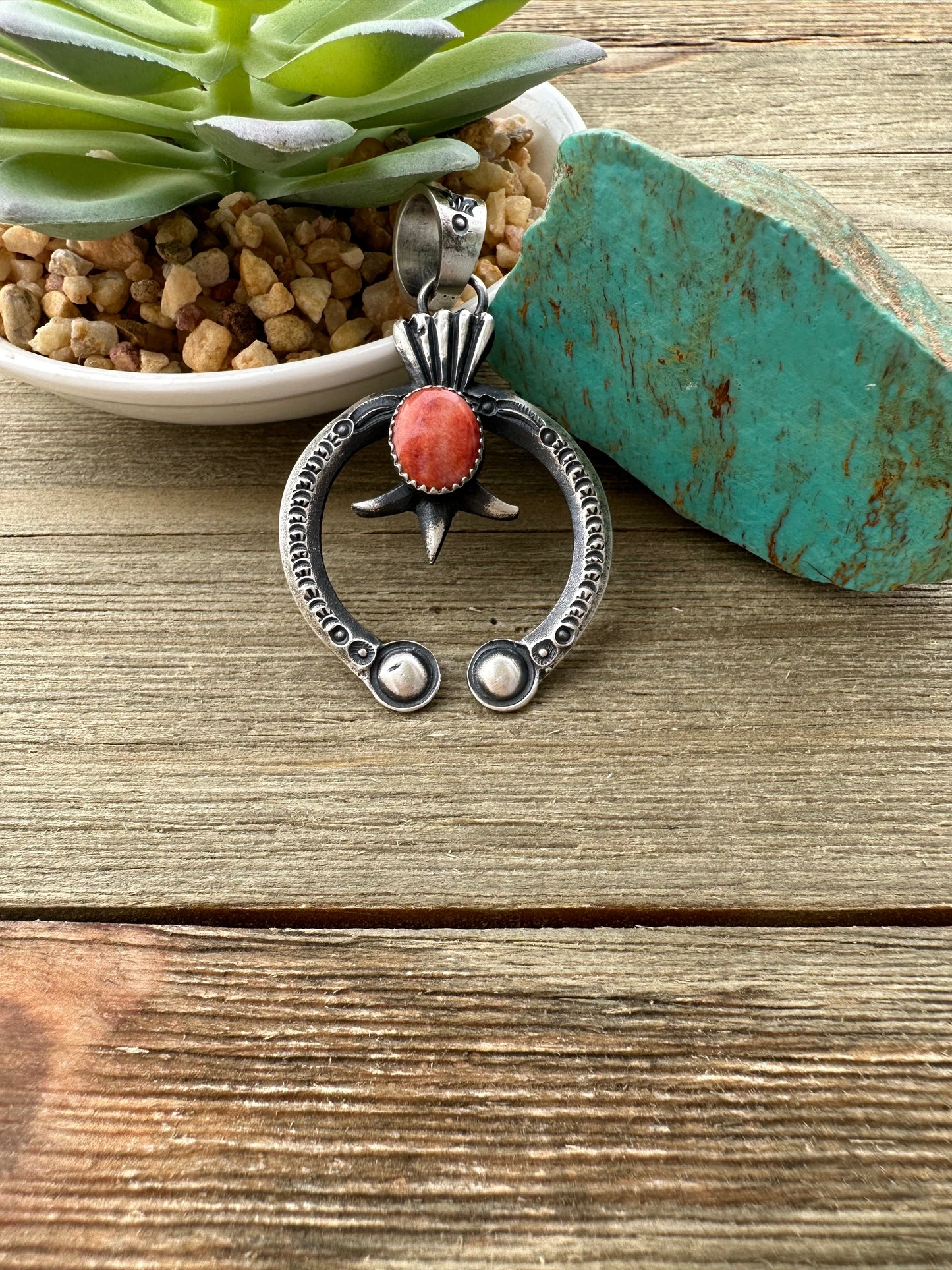 Red Spiny Naja Pendant