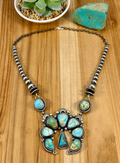 Royston & Sterling Pearl Naja Sterling Necklace