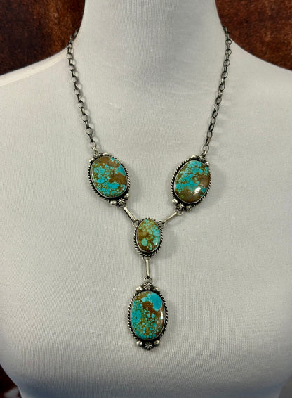 #8 Turquoise Mini Lariat Necklace Set