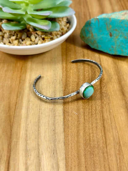 Sonoran Gold Single Stone Cuff