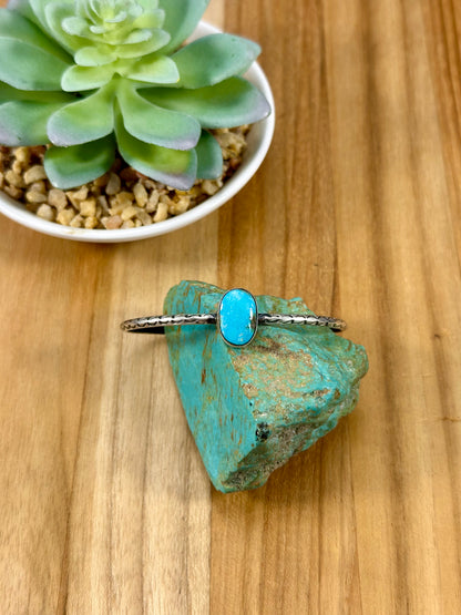 Sonoran Gold Single Stone Sterling Cuff