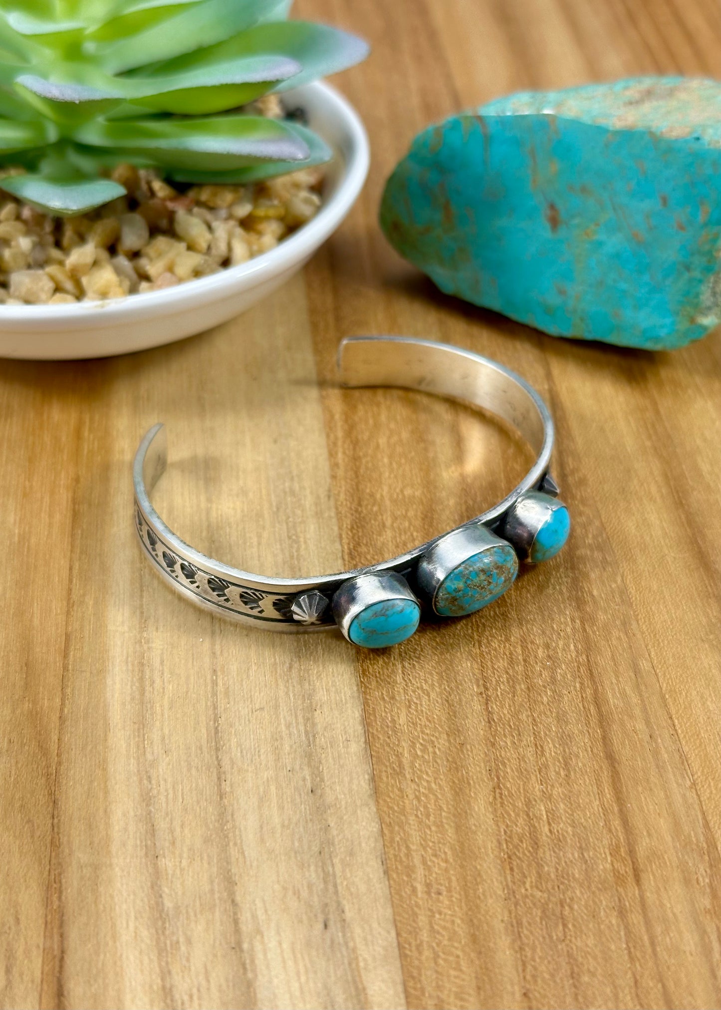 3 Stone Kingman Cuff