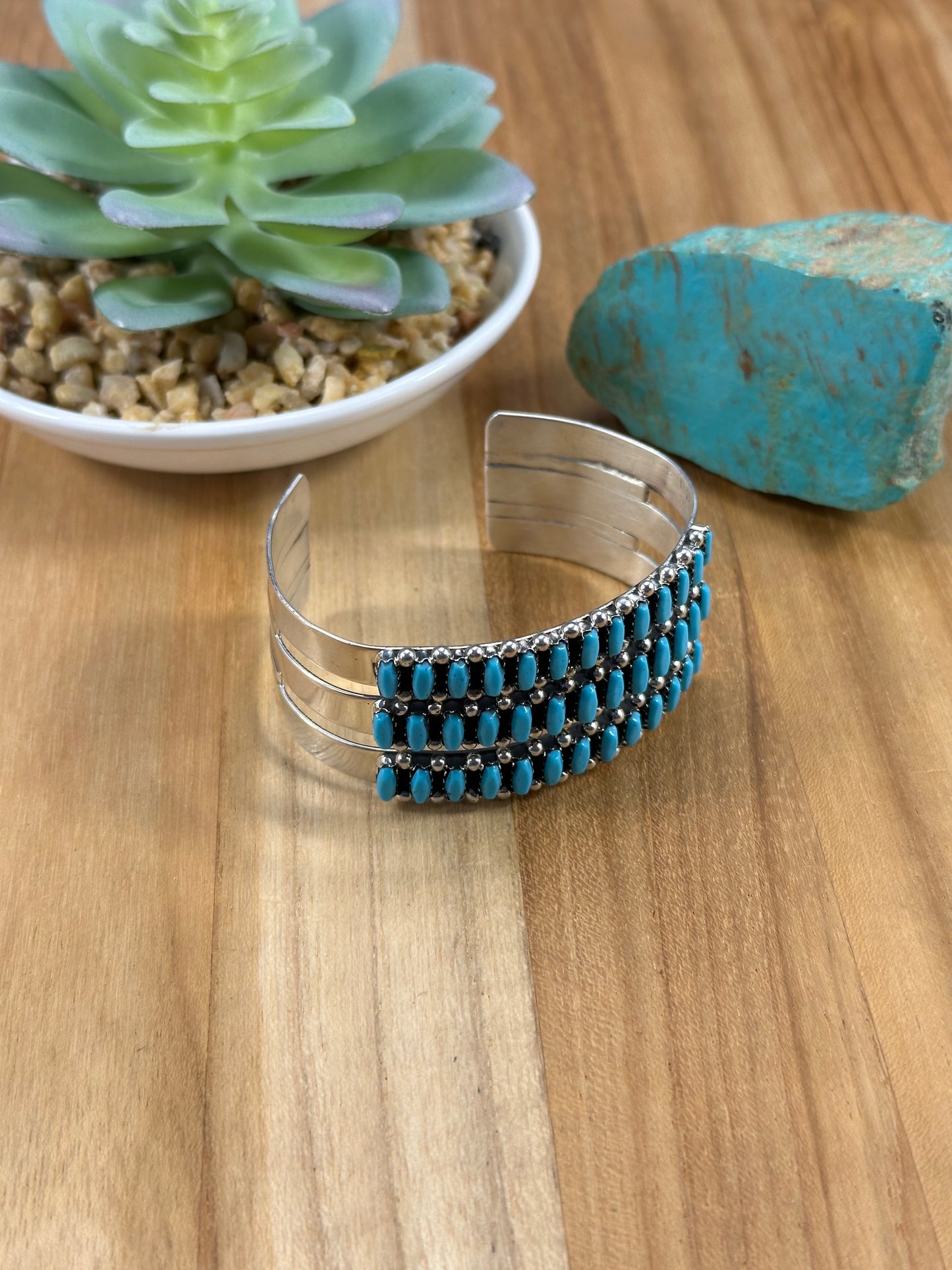 3 Row Kingman Cuff