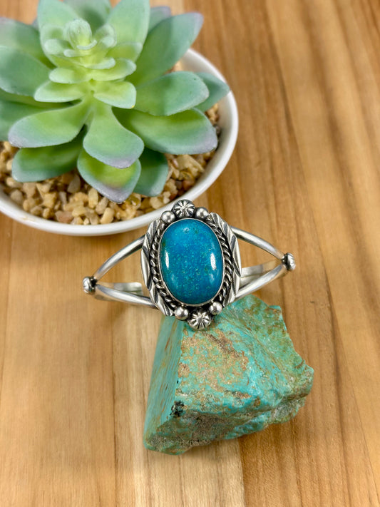 Kingman Single Stone Cuff