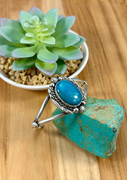 Kingman Single Stone Cuff