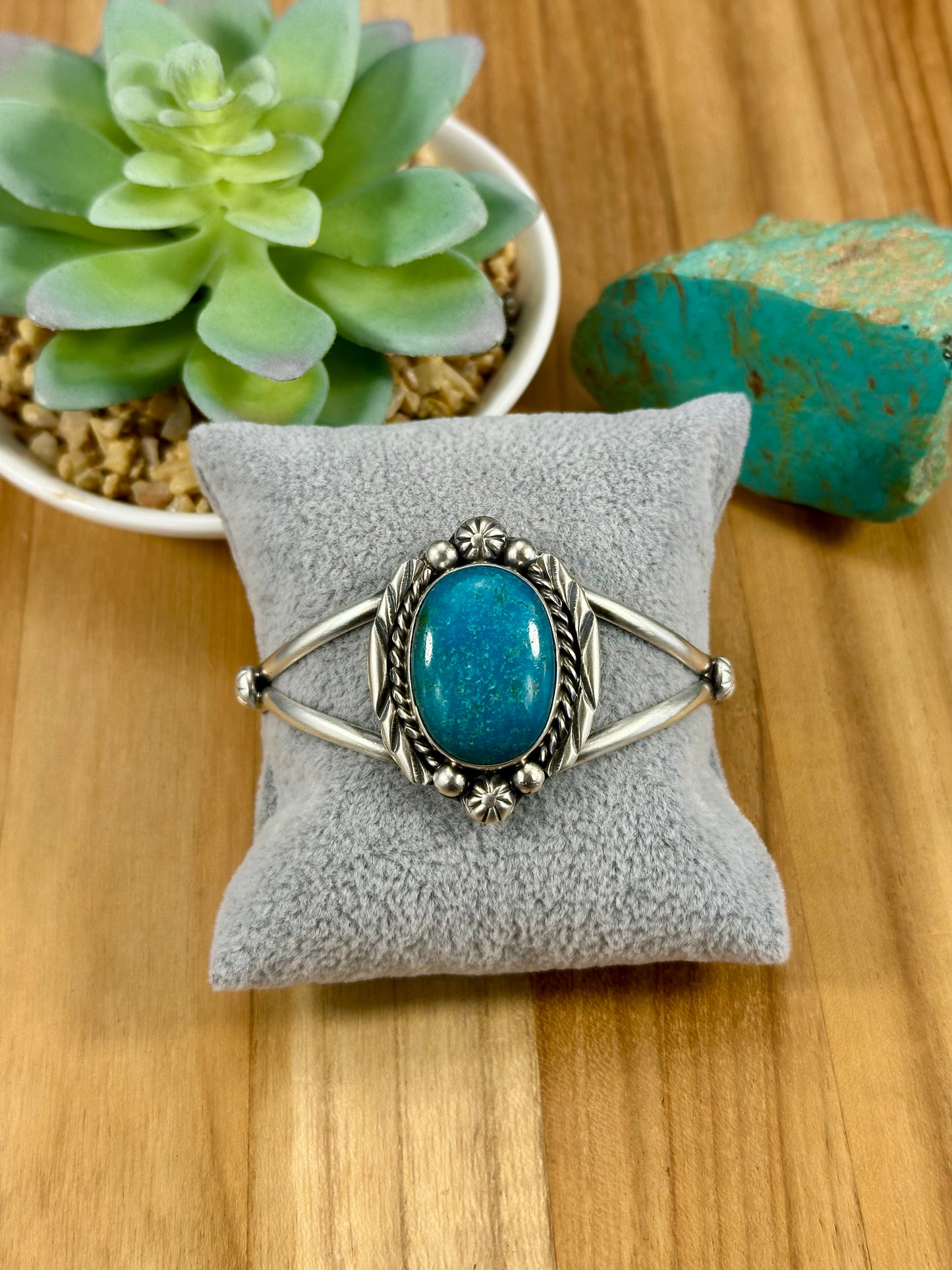 Kingman Single Stone Cuff