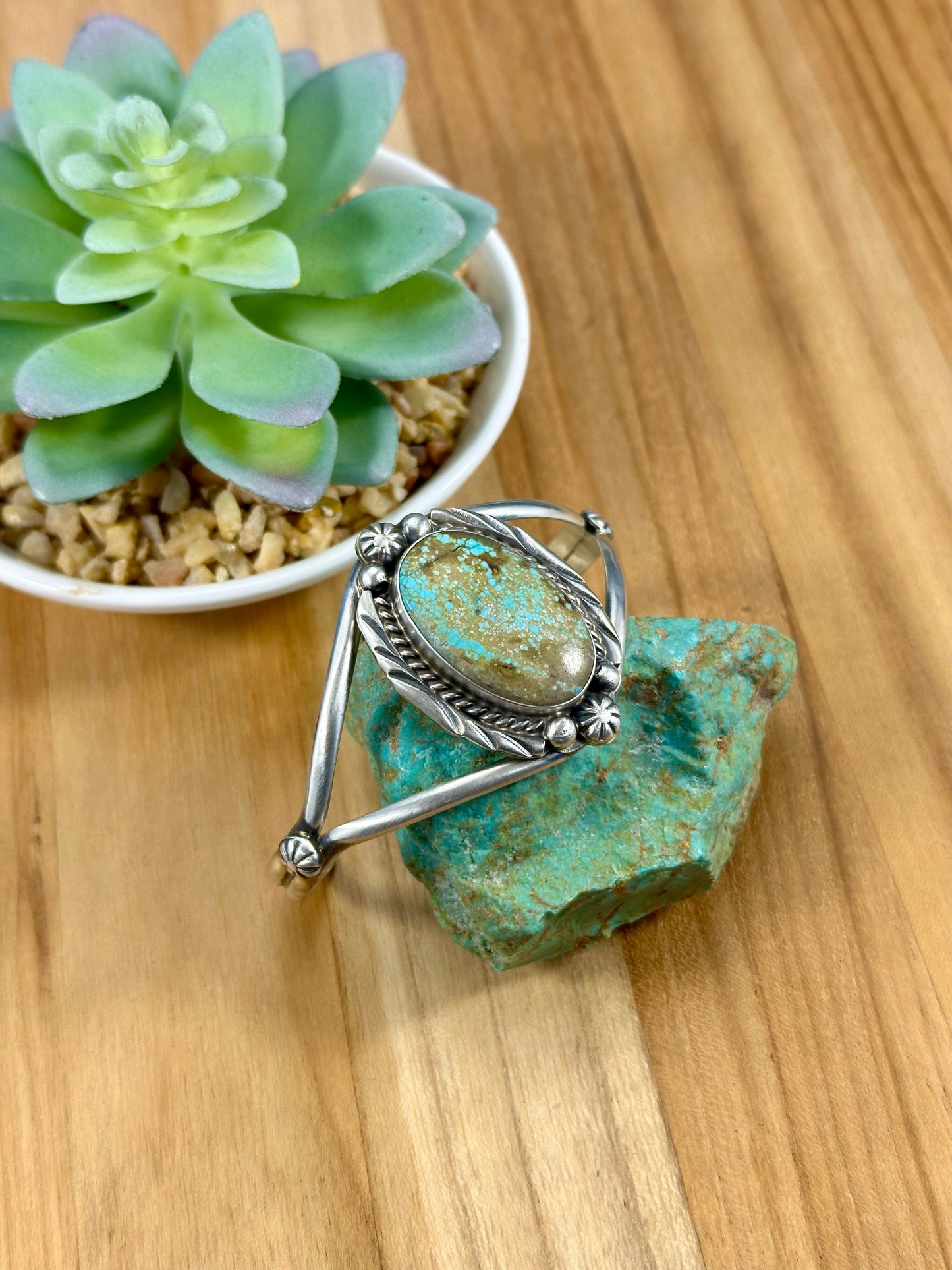 Kingman Single Stone Cuff