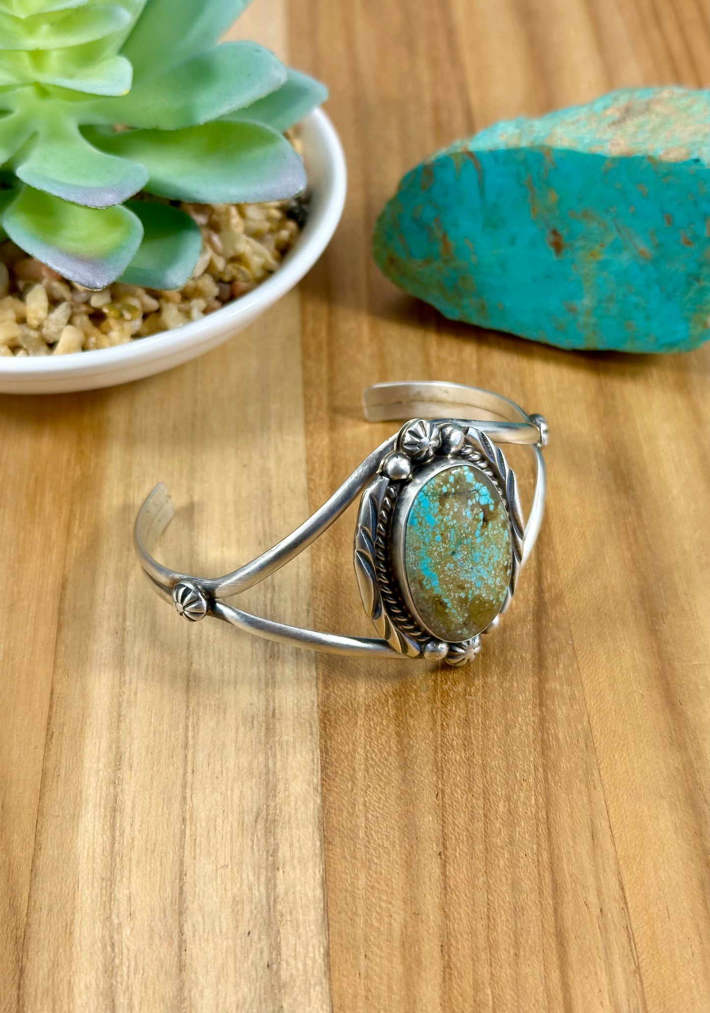 Kingman Single Stone Cuff