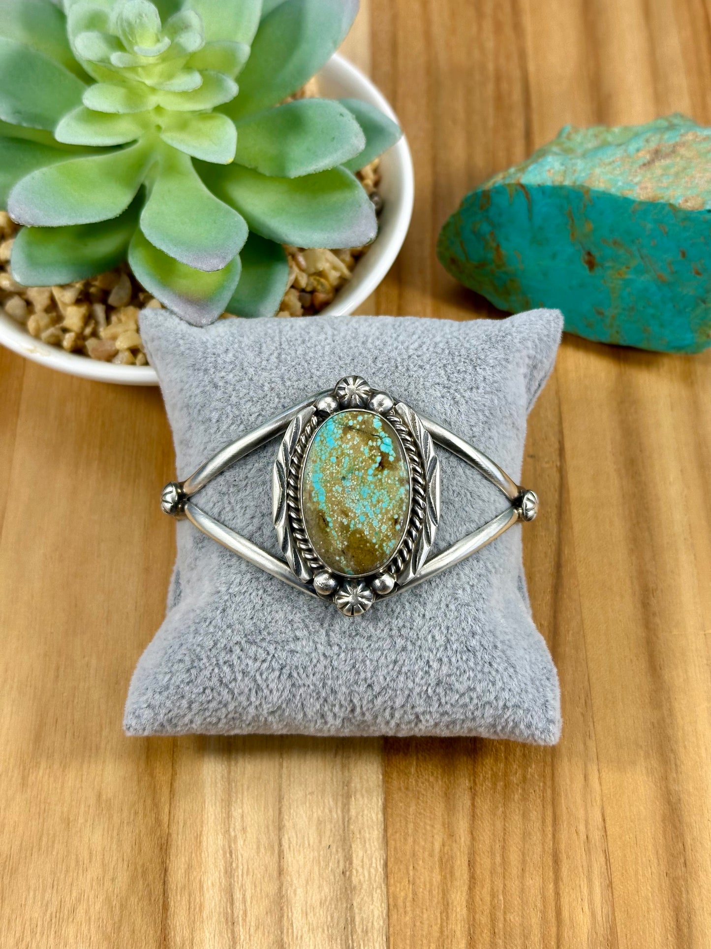 Kingman Single Stone Cuff