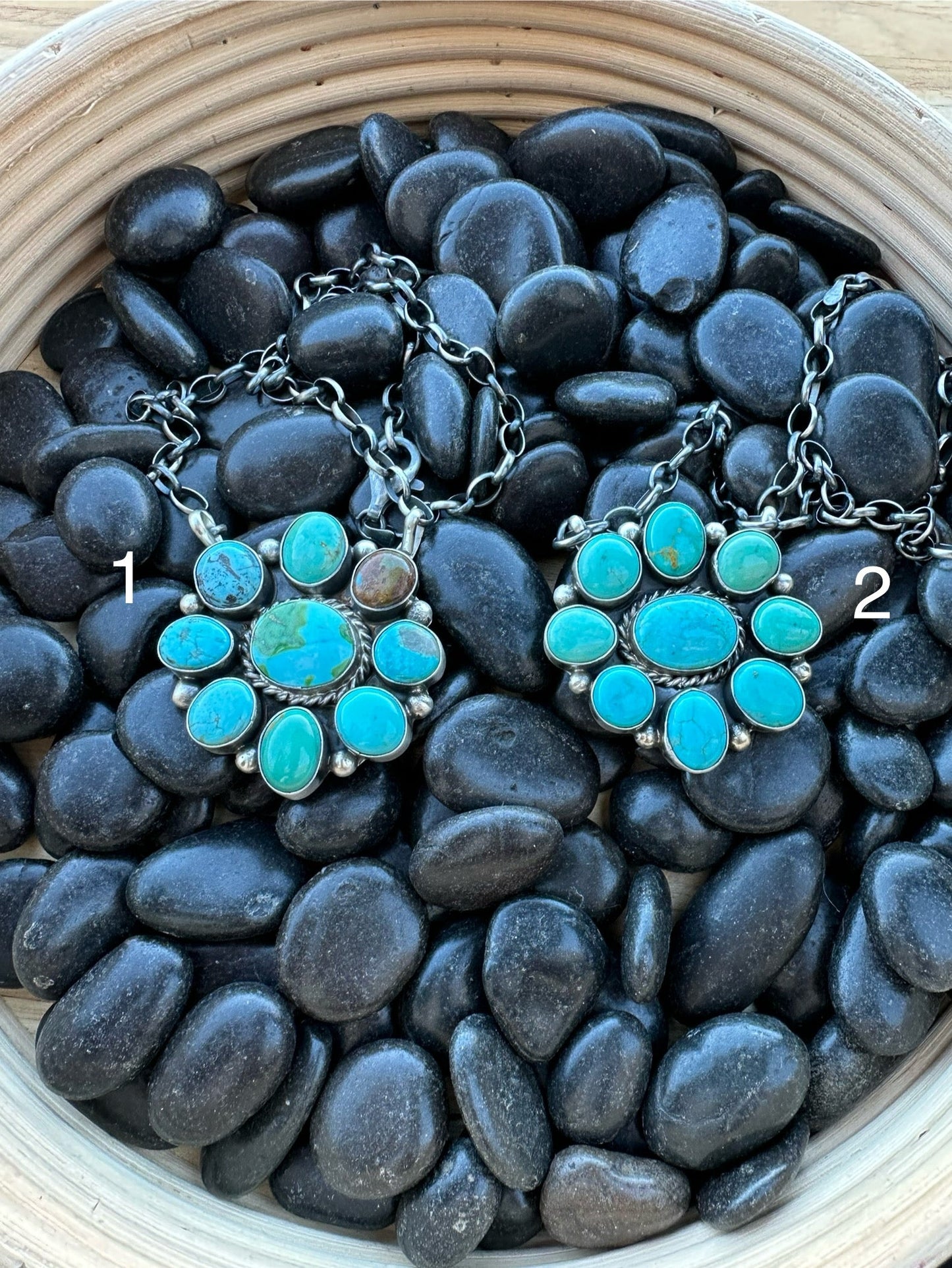 Kingman Cluster Necklace