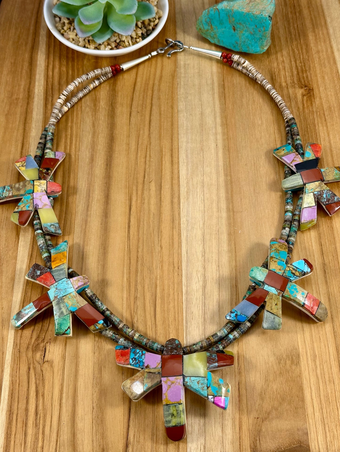 Inlay Dragonfly Necklace