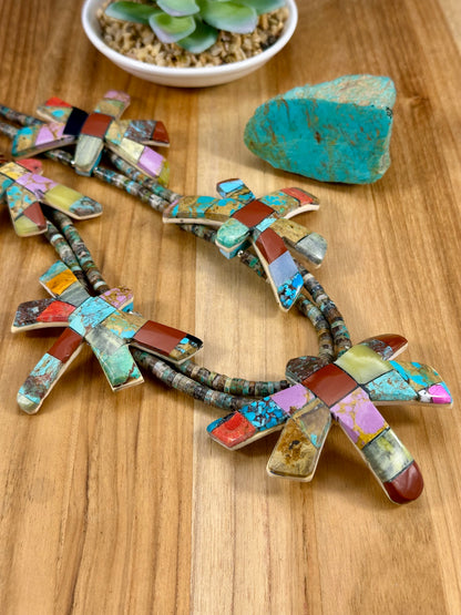 Inlay Dragonfly Necklace
