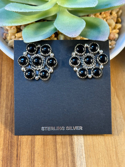Varied Flower Cluster Earrings