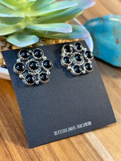 Varied Flower Cluster Earrings