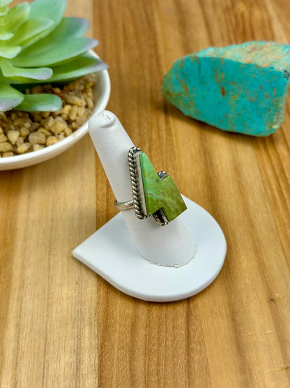 Kingman Turquoise Lighting Bolt Ring