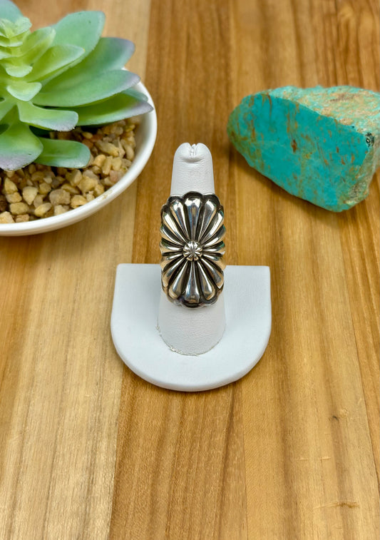 Sterling Silver Sterling Concho Ring