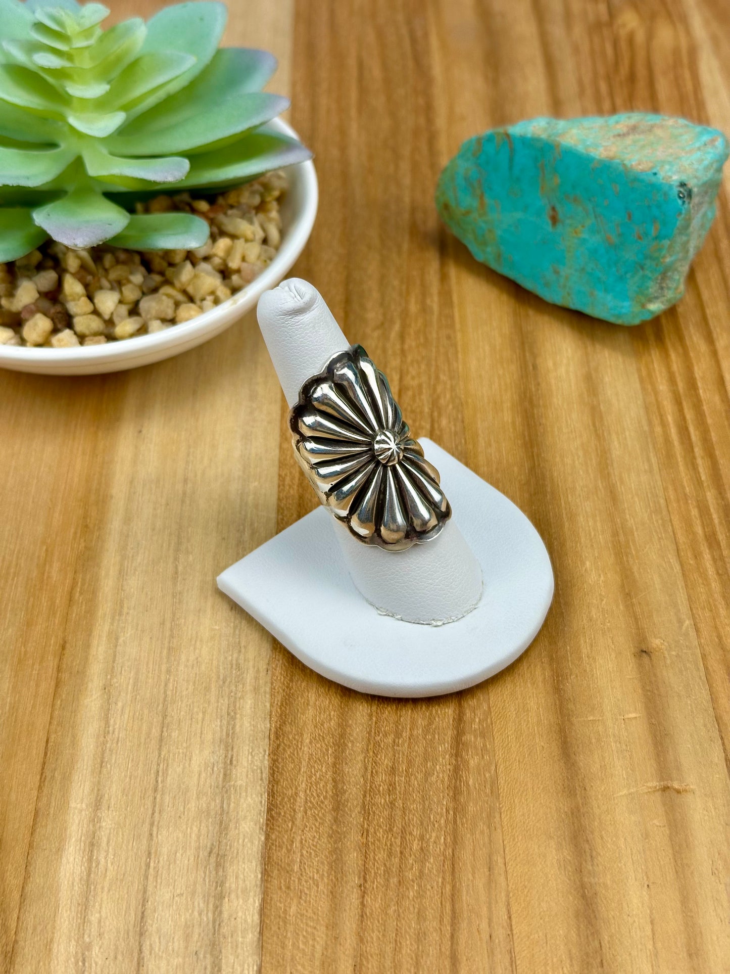 Sterling Silver Sterling Concho Ring