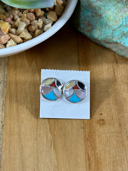 Zuni Circle Studs