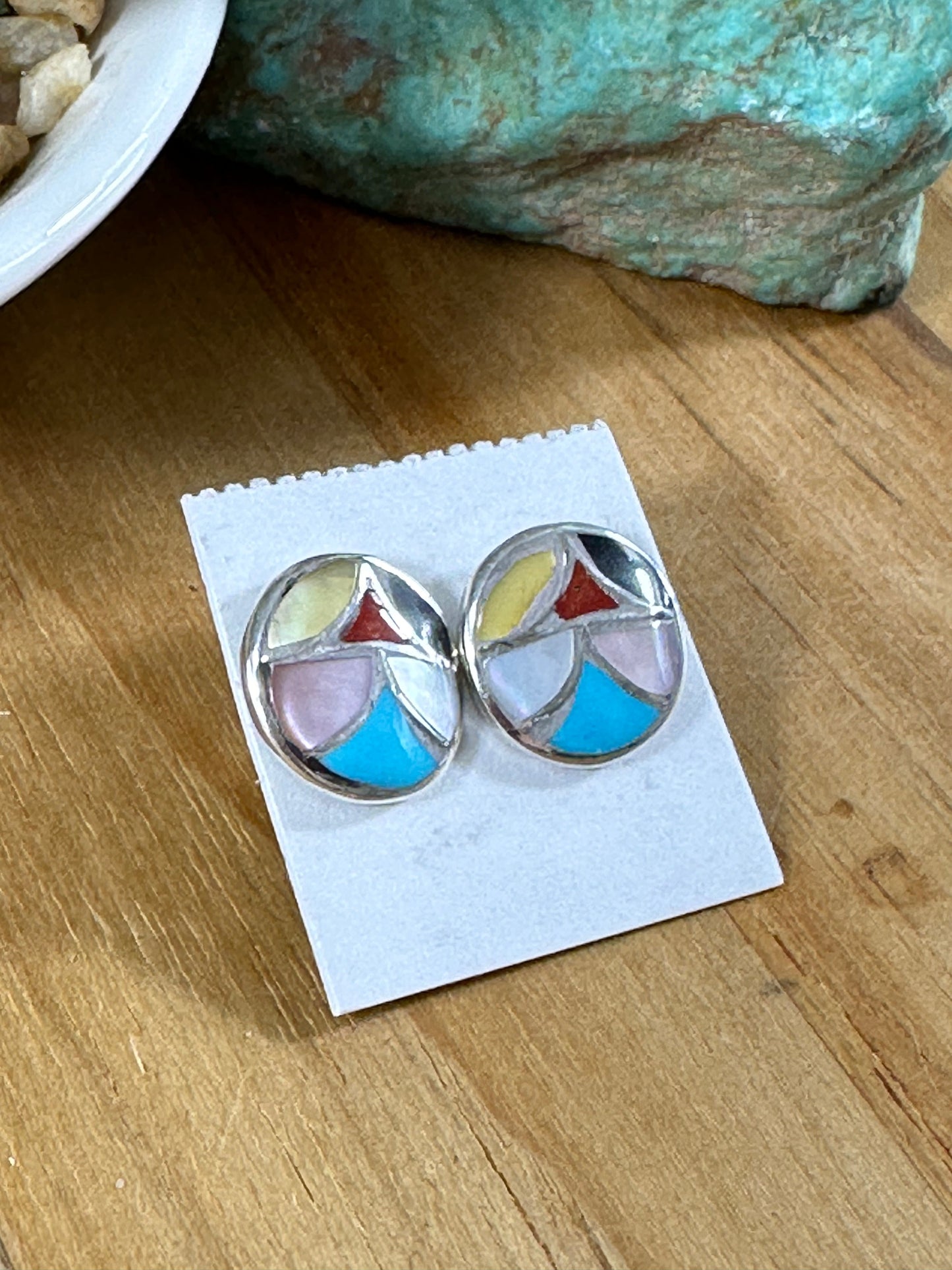 Zuni Circle Studs
