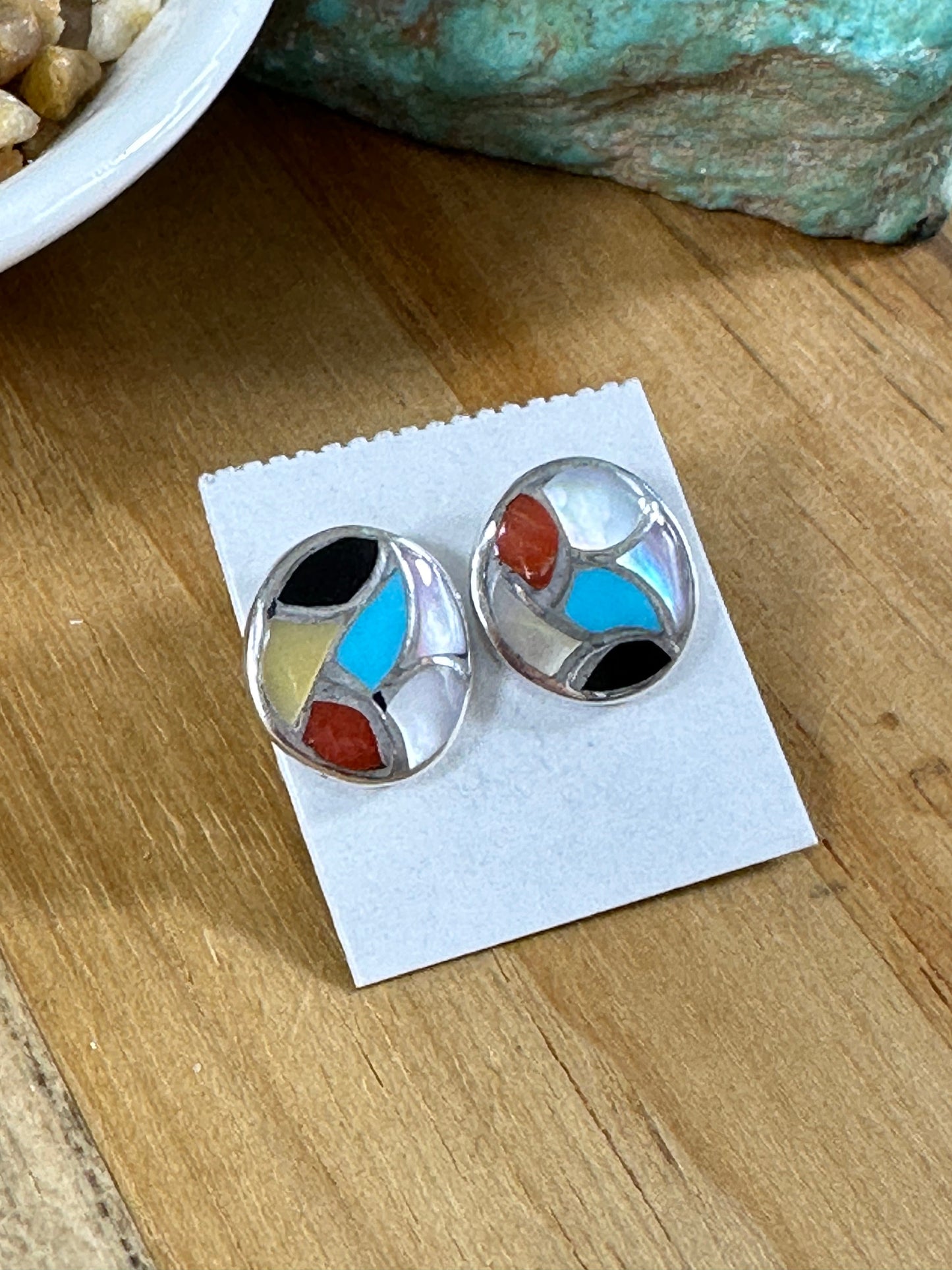 Zuni Circle Studs