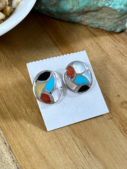 Zuni Circle Studs