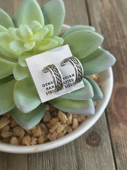 Sterling Hoop Earrings